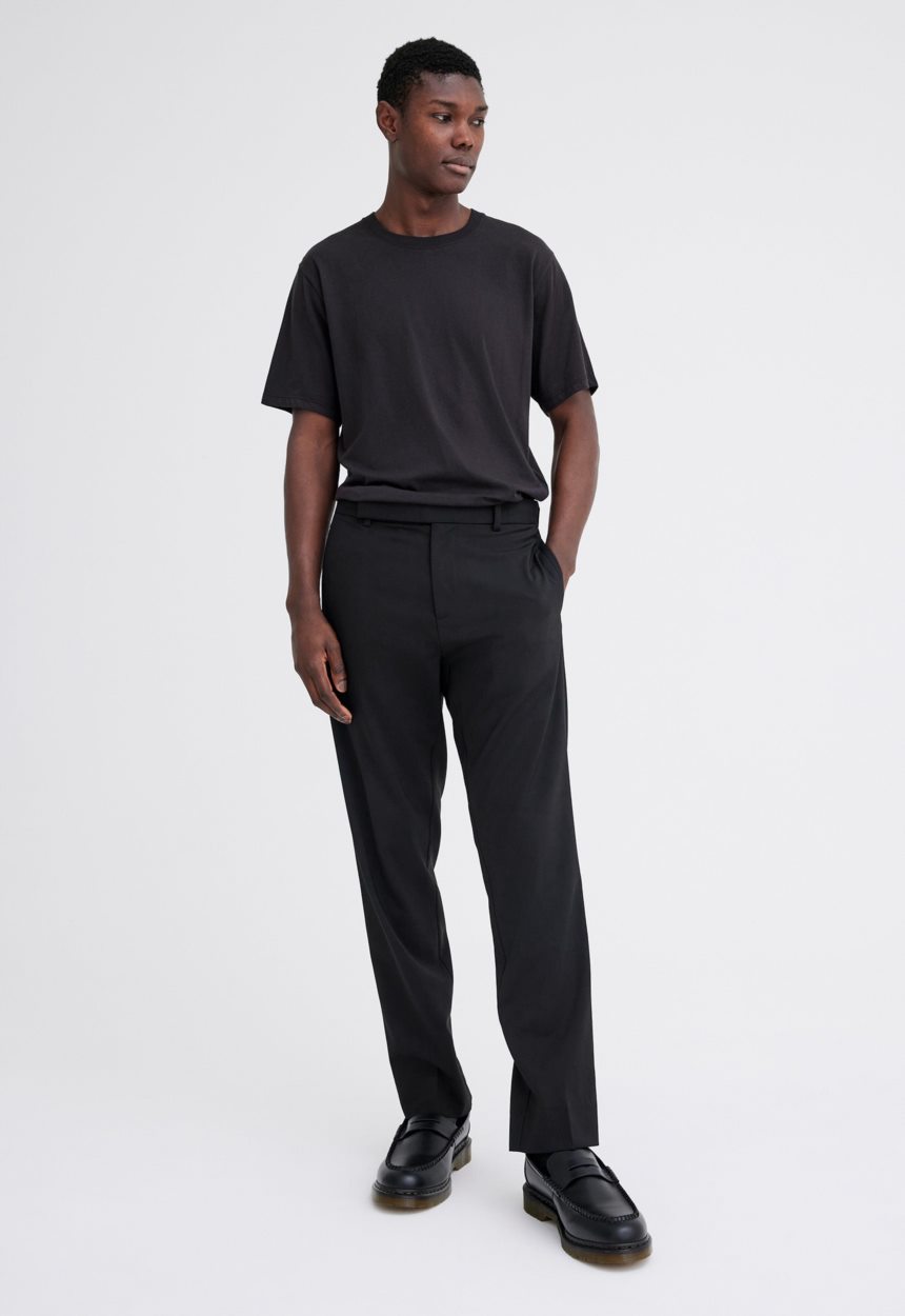 Jac + Jack Claye Merino Wool Pant - Black